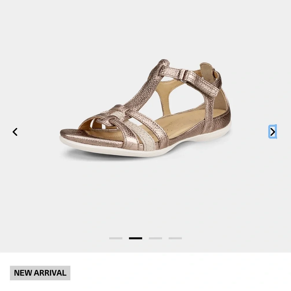 ECCO Women's Metallic Sandals - Picture 7 of 7